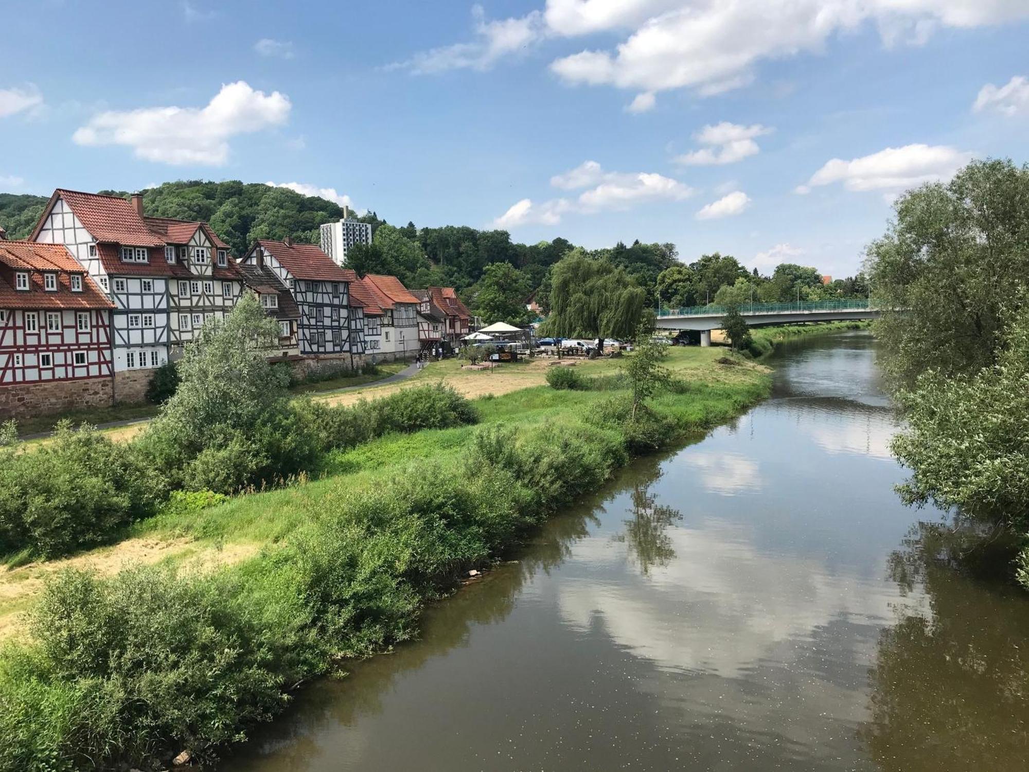 Ferienhaus Am Fulda Ufer Rotenburg an der Fulda Ngoại thất bức ảnh